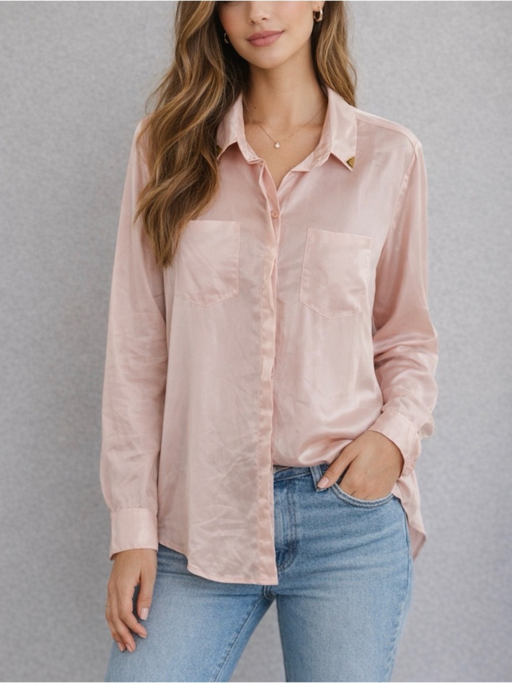 Rock & Republic Button Blouse